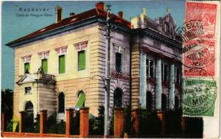 1926 Kaposvár, Osztrák-Magyar Bank. TCV card