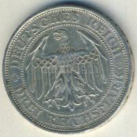 Német Birodalom / Weimari Köztársaság 1929E 3RM Ag "Meissen" T:3