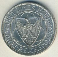 Német Birodalom / Weimari Köztársaság 1930A 3RM Ag "Rheinstrom" T:2/2- kis k.