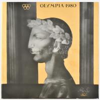Szász Endre (1926-2003): Olympia 1980 (limitált példány (30/14)) Magyar Cselgáncs Szönetség. Porcelán kép, aranyozott, szitázott, jelzett, apró karcok, szélein minimális lepattanások. 30x30cm