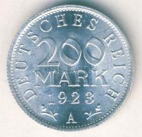 Német Birodalom / Weimari Köztársaság 1923A 200M Al T:1