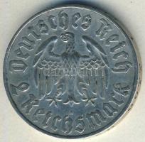 Német 3. Birodalom 1933A 2RM Ag "Luther" T:2-