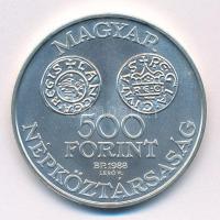 1988. 500Ft Ag "Szent István" T:BU Adamo EM102