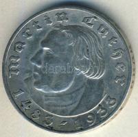 Német 3. Birodalom 1933A 2RM Ag "Luther" T:2-