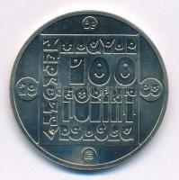 1985. 100Ft Cu-Ni-Zn "Természetvédelem - Vadmacska" T:BU fo. Adamo EM83