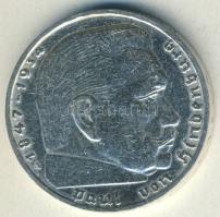 Német 3. Birodalom 1937A 2M Ag "Hindenburg" T:2-/3