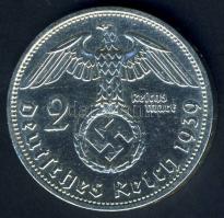 Német 3. Birodalom 1939A 2M Ag "Hindenburg" T:2