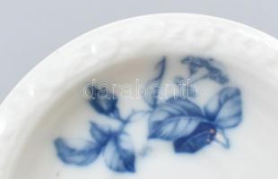 Rosenthal 6 db mokkás csésze, mázalatti kékkel festett porcelán, hibátlan, jelzett