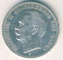 Német Birodalom / Császárság / Baden 1911. 3M Ag T:3/2-