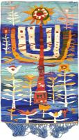 Szekeres Erzsébet (1938-): Életfa. Fali szőttes, jelzett, szép állapotban, 13x82 cm