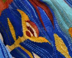 Szekeres Erzsébet (1938-): Életfa. Fali szőttes, jelzett, szép állapotban, 13x82 cm