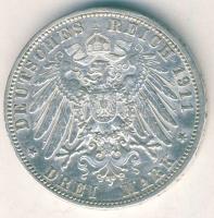 Német Birodalom / Császárság / Baden 1911. 3M Ag T:3/2-