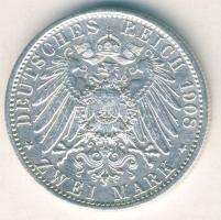 Német Birodalom / Császárság / Sachsen-Weimar-Eisenach 1908. 2M Ag T:2+ csak 50.000 db!