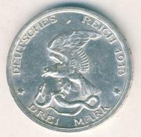 Német Birodalom / Császárság / Poroszország 1913. 3M Ag "Felszabadító háború" T:2/2- k.