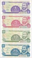 Nicaragua DN (1991-1992) 1c-25c (4xklf) T:I Nicaragua ND (1991-1992) 1 Centavo - 25 Centavos (4xdiff) C:UNC Krause P#167-170