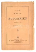 cca 1916-1918 G. Freytags Karte von Bulgarien / Bulgária térképe. 1 : 1.000.000. Kartograpische Anst...