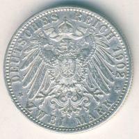 Német Birodalom / Császárság / Baden 1902. 2M Ag T:3/2-