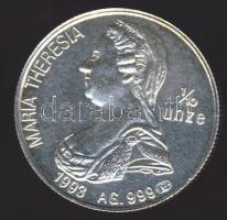 Ausztria 1993. 1/10 uncia Ag "M. Terézia" T:1