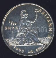 Ausztria 1993. 1/10 uncia Ag "Britannia" T:1