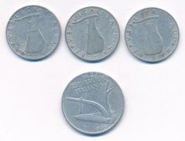 Olaszország 1953R-1955R 5L Al (3xklf) + 1954R 10L Al T:2,2-
Italy 1953R-1955R 5 Lire Al (3xdiff) + ...