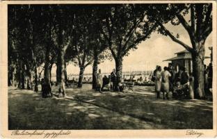 1930 Balatonfüred-gyógyfürdő, sétány