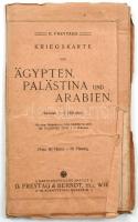 cca 1914-1918 G. Freytags Kriegskarte von Ägypten, Palästina und Arabien / Egyiptom, Palesztina és S...