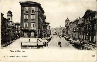 Fiume, Rijeka; Corso, Piazza Andrássy
