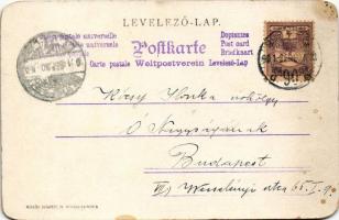 1901 Augustaften / Landscape art postcard. litho (EM)