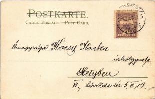 1901 Winkler & Schorn "Sonnenschein"-Postkarte Serie XIII. litho (EK)