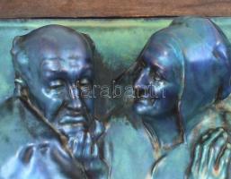 Zsolnay szecessziós plakett pár - Mikor én még legény voltam. Nincs édesebb, mint a ...... méz.
For...