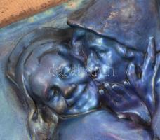 Zsolnay szecessziós plakett pár - Mikor én még legény voltam. Nincs édesebb, mint a ...... méz.
For...