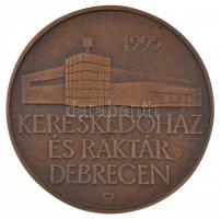 1995. Hungaropharma kétoldalas, öntött Br emlékérem papírdobozban. Szign.: SZ (64mm) T:1
