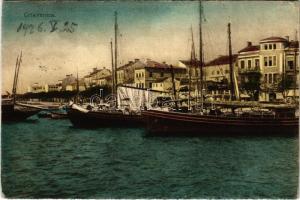 1926 Crikvenica, Cirkvenica; kikötő / port (EK)