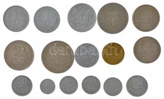 16db-os vegyes lengyel érmetétel, közte forgalmi emlékkiadások is T:1-,2
16pcs of mixed polish coin...