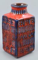 Bay német retró kerámia váza, jelzett, hibátlan, m: 15 cm