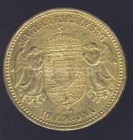 1893. 10K Au 3,3875g "kiskirály" (alacsonyabb korona!) T:2/3+