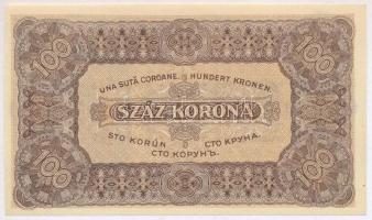 1923. 100K nyomdahely jelölés nélkül T:I,I- Adamo K30