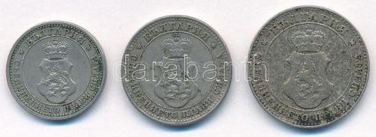 Bulgária 1912. 20s Cu-Ni + 1913. 5s Cu-Ni + 10s Cu-Ni T:2,2-
Bulgaria 1912. 20 Stotinki Cu-Ni + 191...
