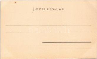 Budapest XIV. Városligeti tó a tópalotával és híddal. Ganz Antal 111