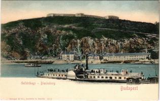 Budapest XI. Gellérthegy, Citadella, HATTYÚ gőzüzemű ingahajó
