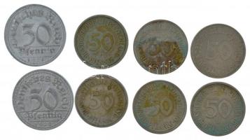 Németország / Weimar Köztársaság 1921-1922. 50pf Al (2xklf) + Német Szövetségi Köztársaság 1950-1983...