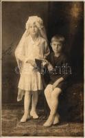1926 Szentdénes, Szentdienes; gyerekek. photo (EK)