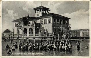 1932 Kecskemét, Széktói strandfürdő, ugrótorony (EK)