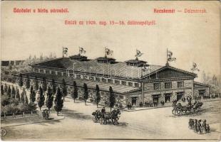Kecskemét, Emlék az 1909. augusztus 15-18-i dalünnepélyről, dalcsarnok. G. Fekete Mihály kiadása
