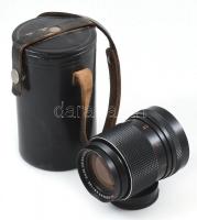 Zeiss Sonnar MC f/3.5, 135 mm objektív, eredeti bőr tokban
