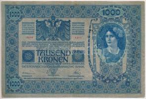 1902. 1000K fekete "ROMANIA TIMBRU SPECIAL" román felülbélyegzéssel T:III Adamo K35Be