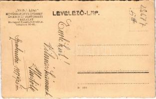 1917 Hölgy / Lady. Mona Lisa művészi fényképészet és arckép festészeti válllalat (Budapest) photo