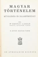 Erdélyi László: Magyar történelem. Művelődés és államtörténet. I-II. köt. I. köt.: Magyar középkor. ...