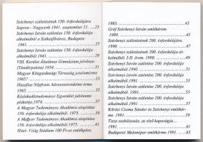 Egervölgyi Dezső: "Fémbezárt emlékezés - Széchenyi István munkássága érmeken". Pápa, 2010....