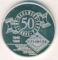 NSZK 1996. "Hakawerk 50 éves" Ag 23,7g T:PP